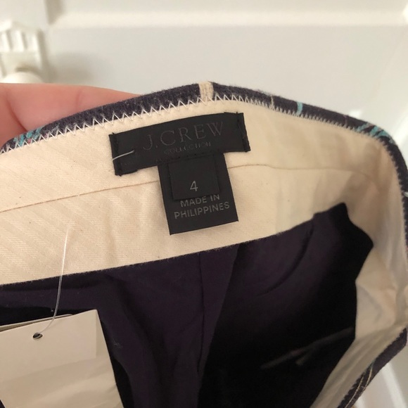 J.Crew Collection Printed Pants Sz. 4 - Picture 3 of 3